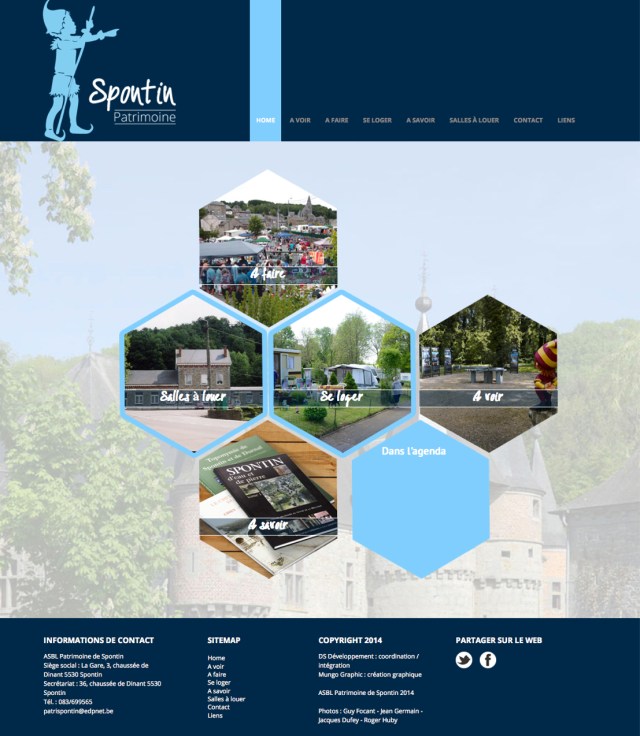 Spontin Patrimoine web